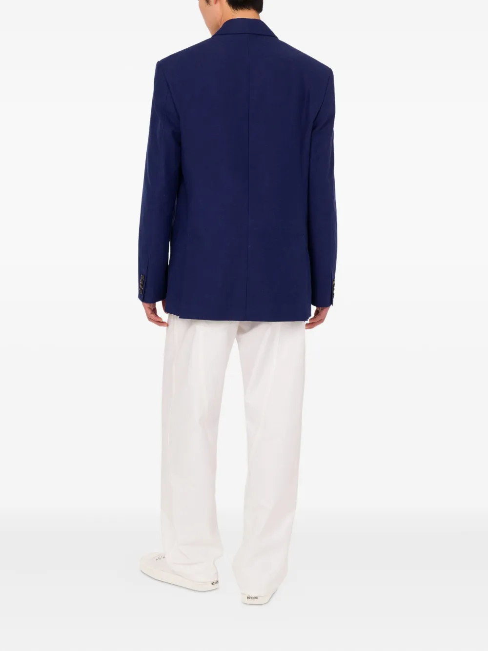 Moschino Colbert met dubbele rij knopen Blauw
