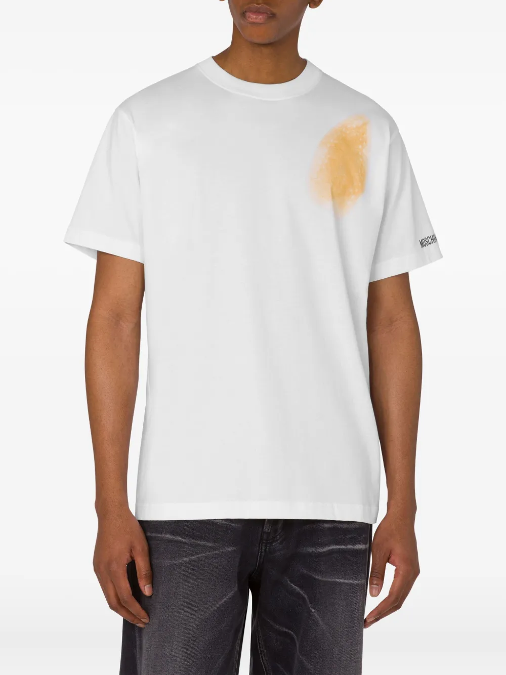 Moschino Katoenen T-shirt Wit