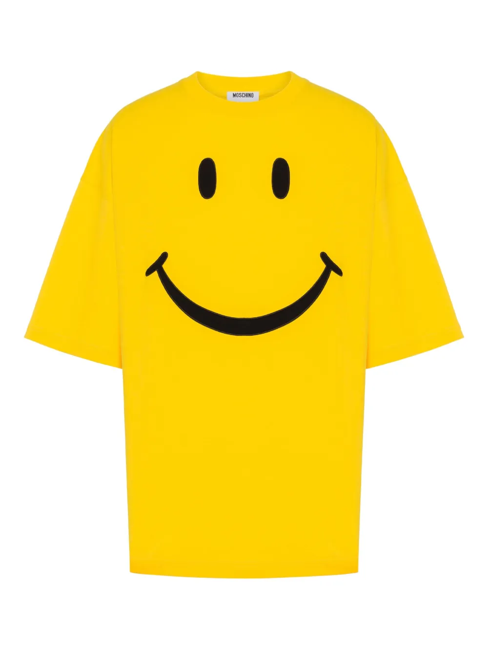 Moschino T-shirt met print Geel