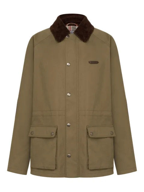 Moschino corduroy-collar coat
