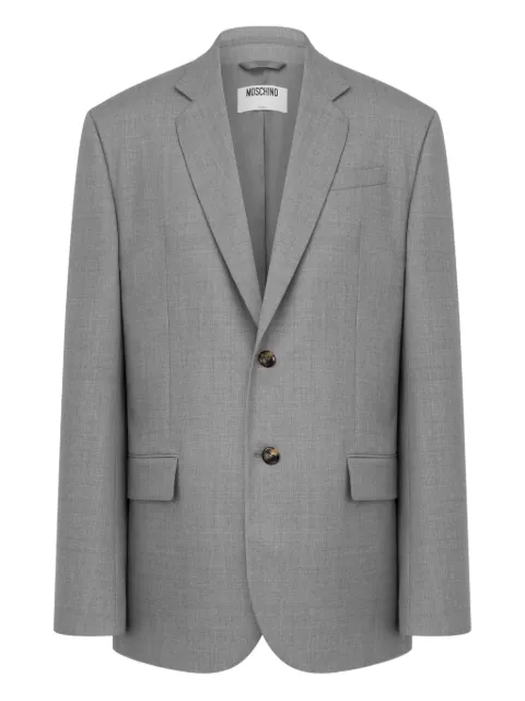Moschino single-breasted tailored blazer