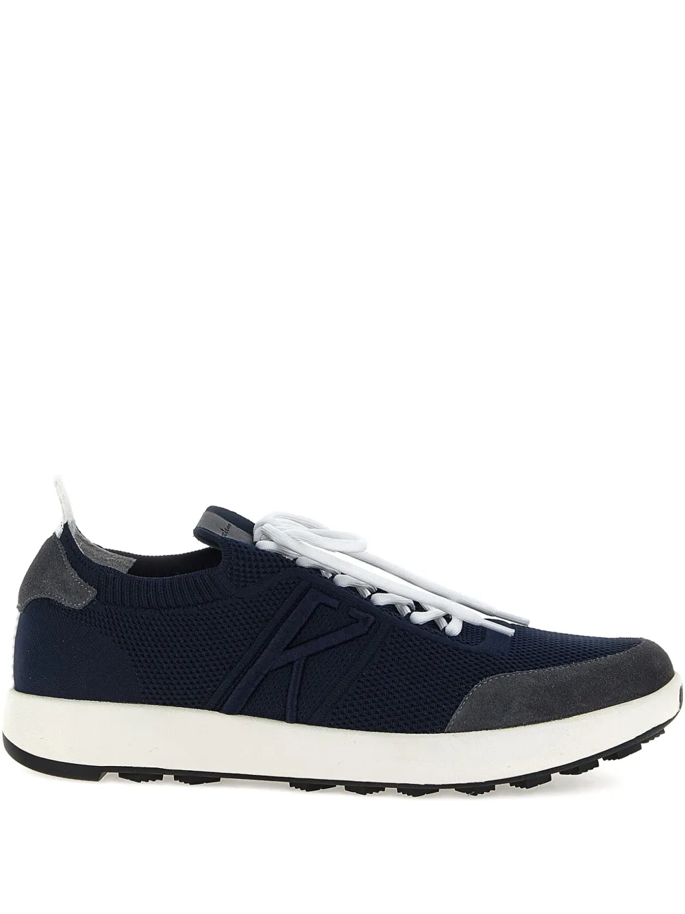 Kiton Sneakers met gebreid vlak Blauw