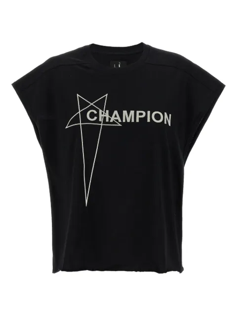 Rick Owens x Champion logo-print T-shirt