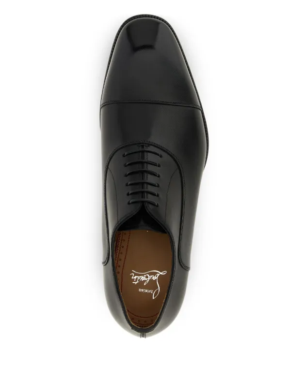 Christian Louboutin Gregory Leather Oxford Shoes | Black