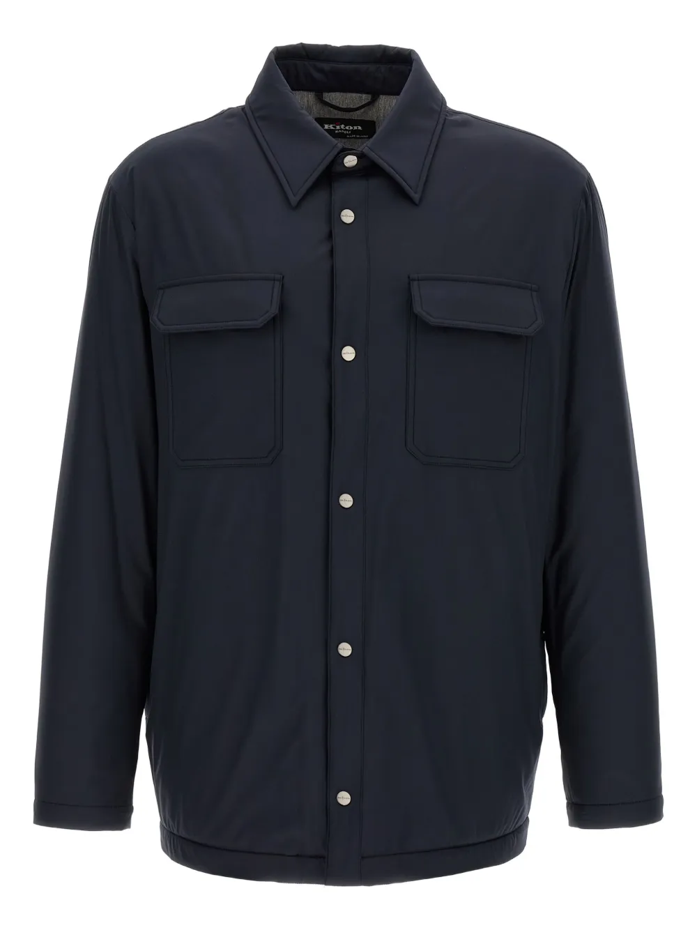 press-stud shirt jacket