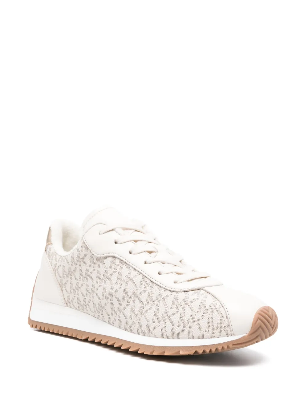 Michael Kors Sneakers met monogram Beige