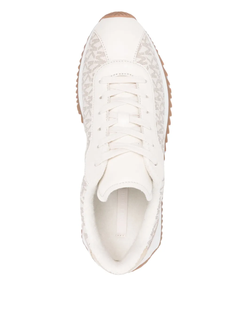 Michael Kors Sneakers met monogram Beige