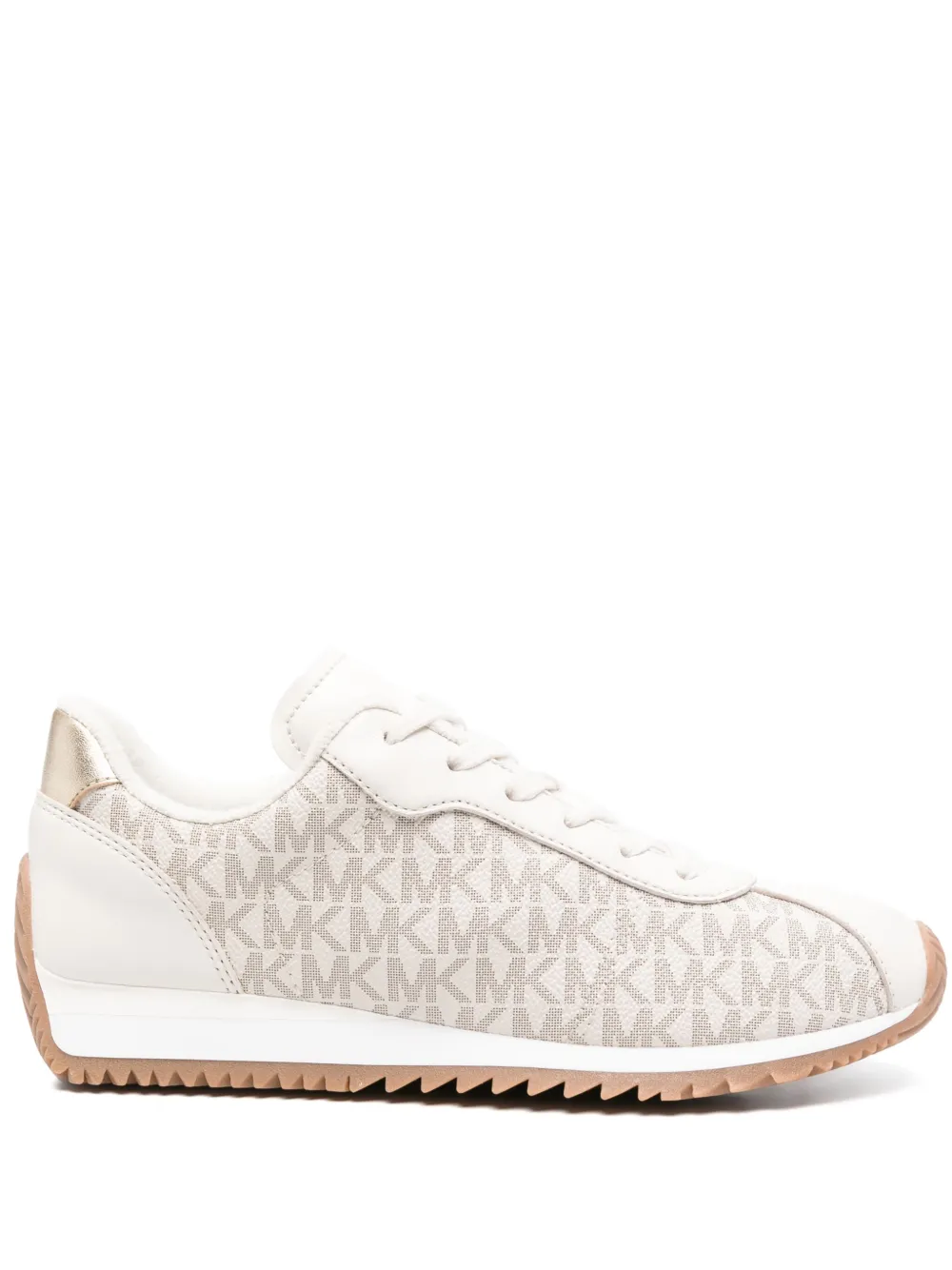 Michael Kors Sneakers met monogram Beige