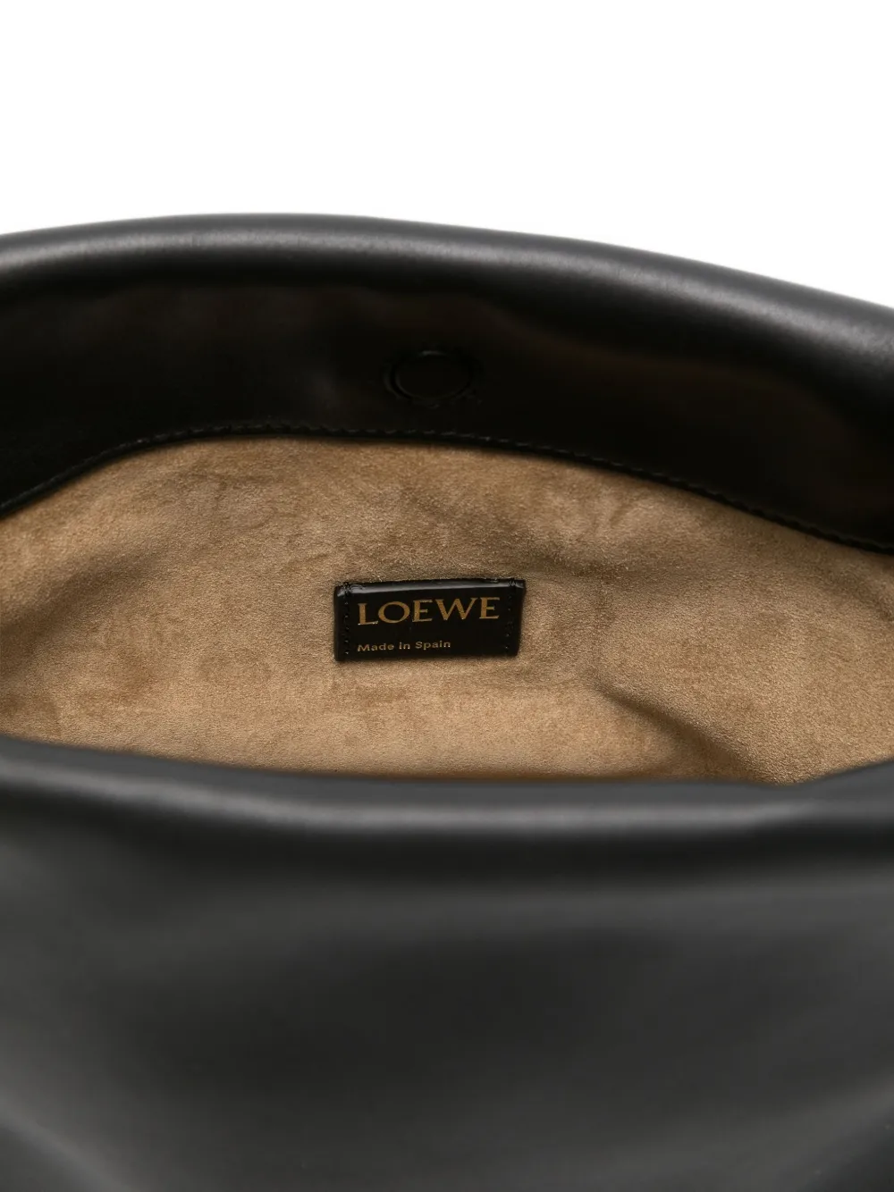 LOEWE Flamenco leren clutch Zwart