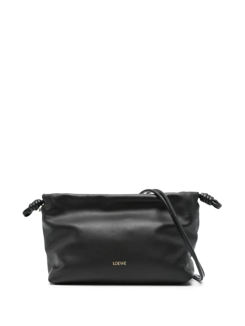 LOEWE Flamenco leren clutch Zwart