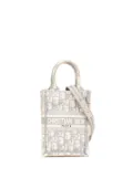 Christian Dior Pre-Owned 2023 Mini Oblique Canvas Vertical Book Tote satchel - Grey