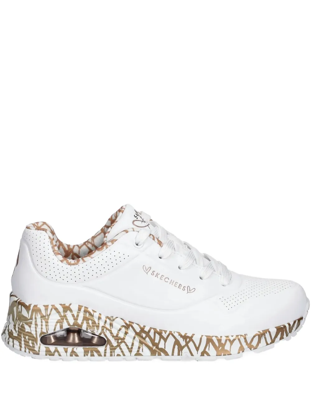 Skechers x JGoldcrown Uno Loving Love sneakers Wit