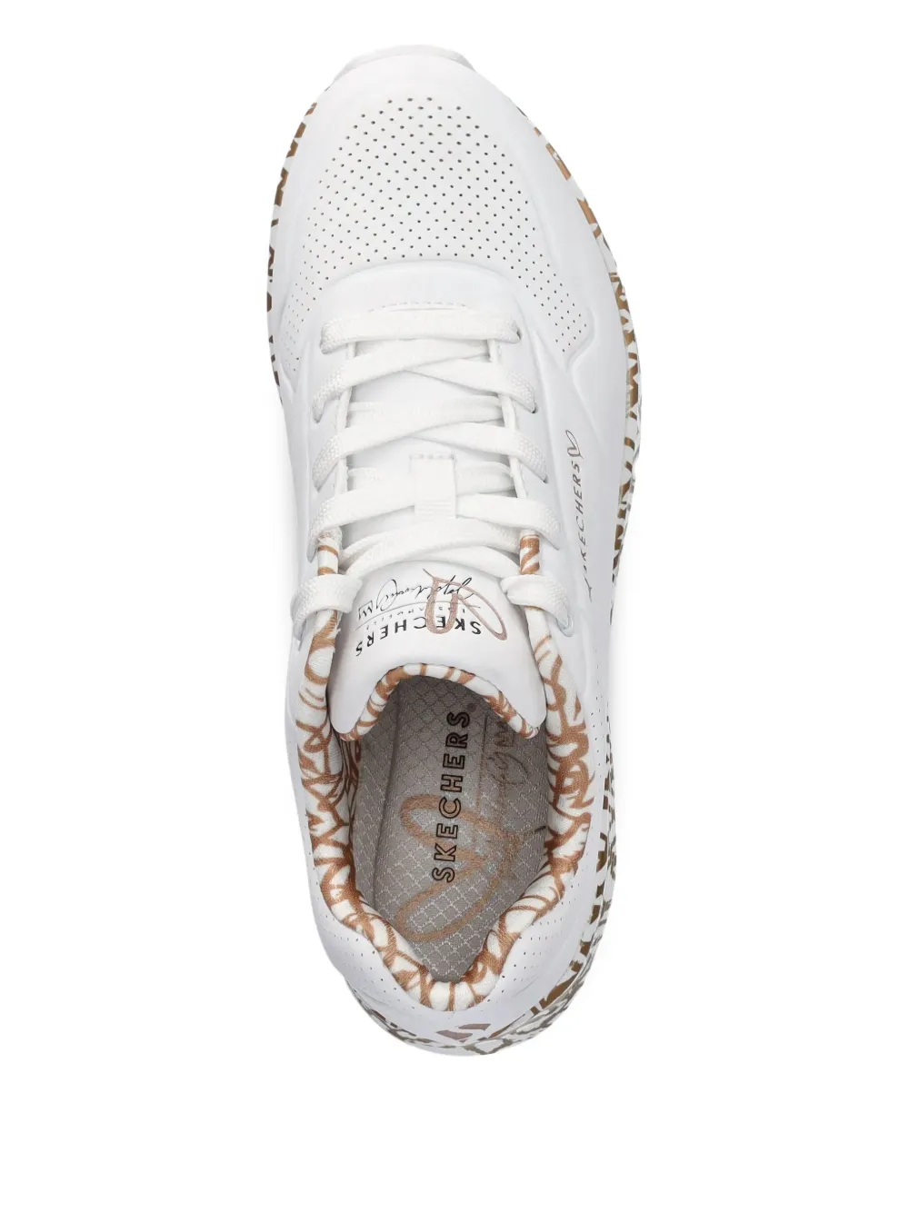 Skechers x JGoldcrown Uno Loving Love sneakers Wit