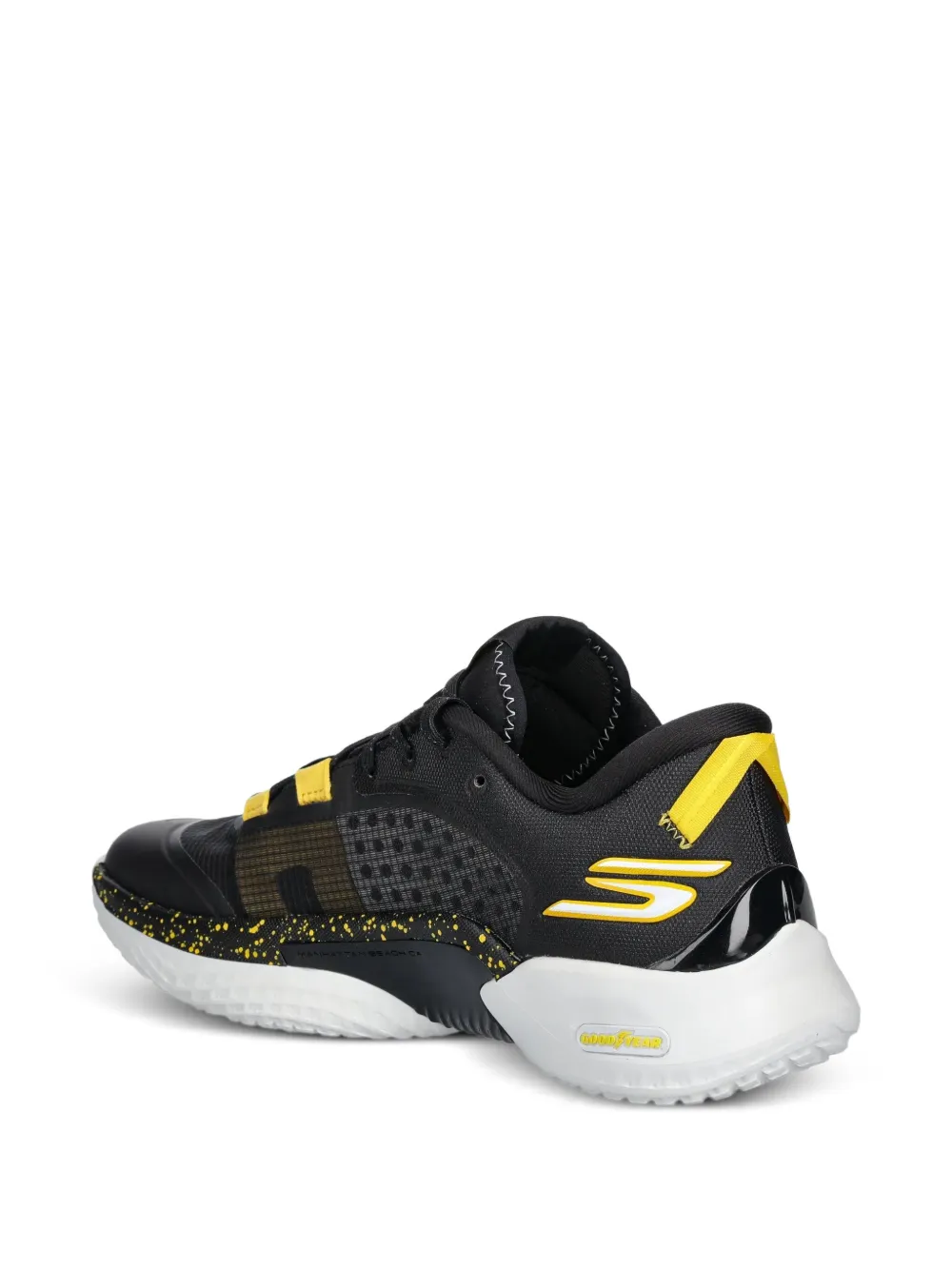 Skechers SKX Resagrip perforated-detail sneakers Black