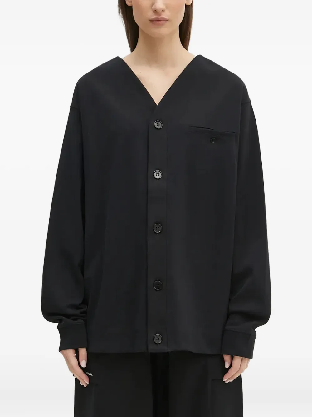 Pangaia DNA V-neck shirt jacket | Image 1