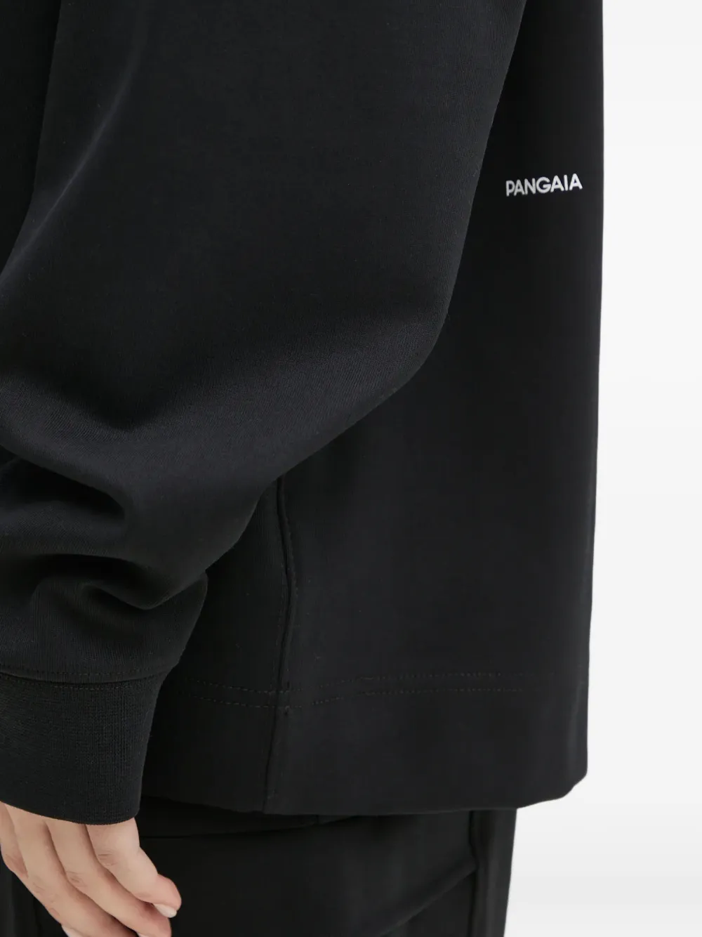 Pangaia DNA shirtjack met V-hals BLACK