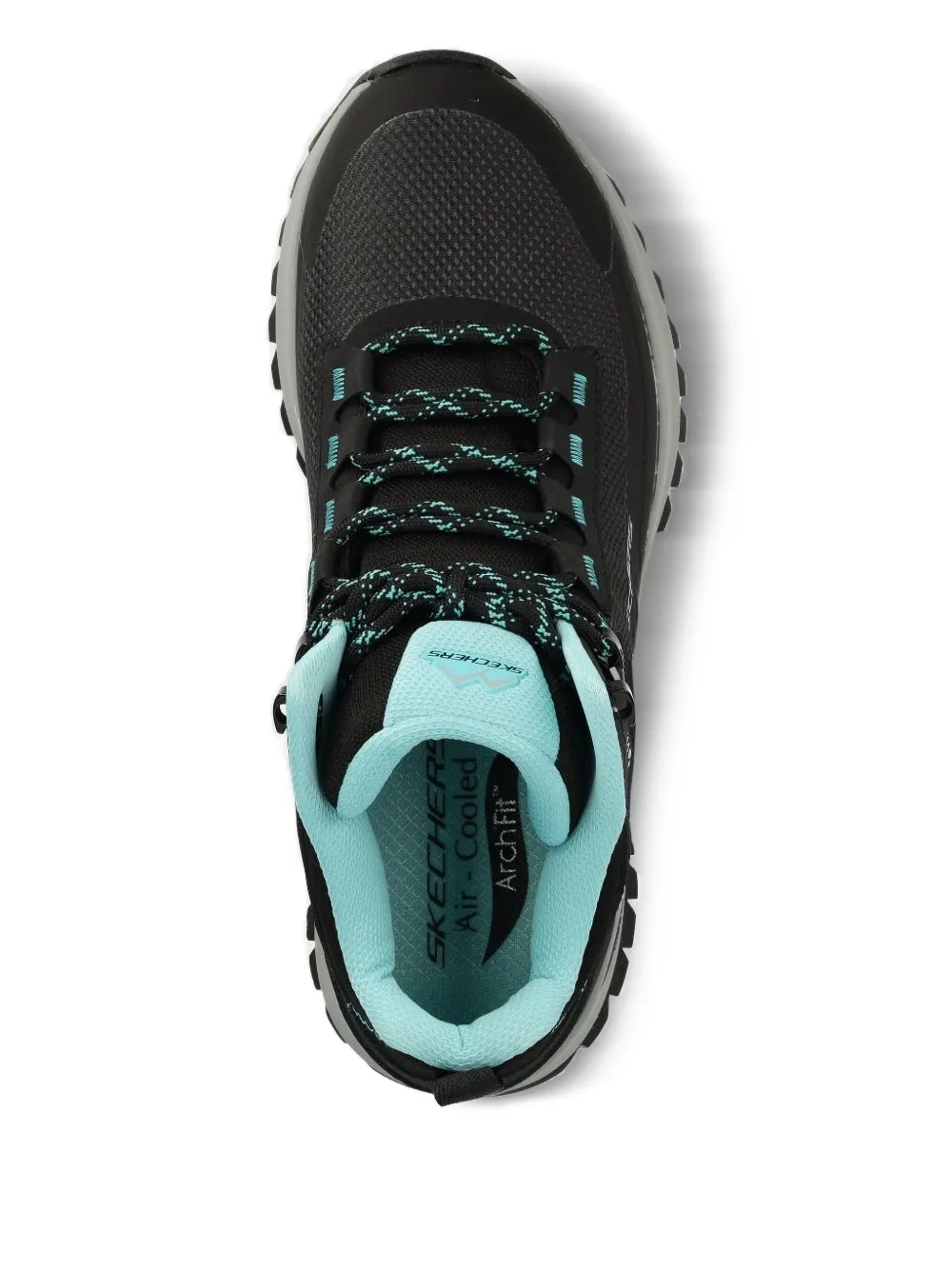 Skechers waterproof lace-up ankle boots Black