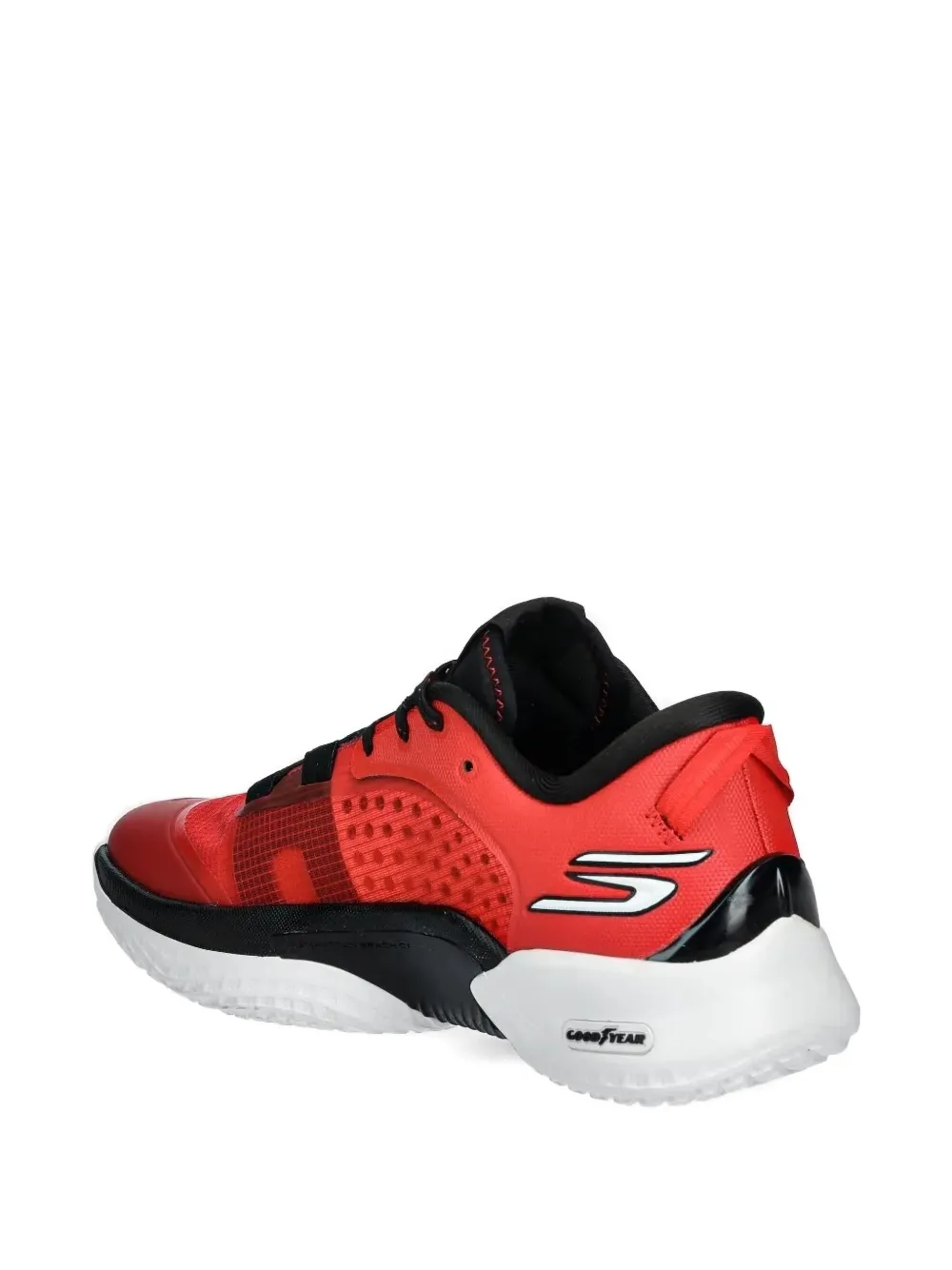 Skechers Perforated-detail Sneakers In Red