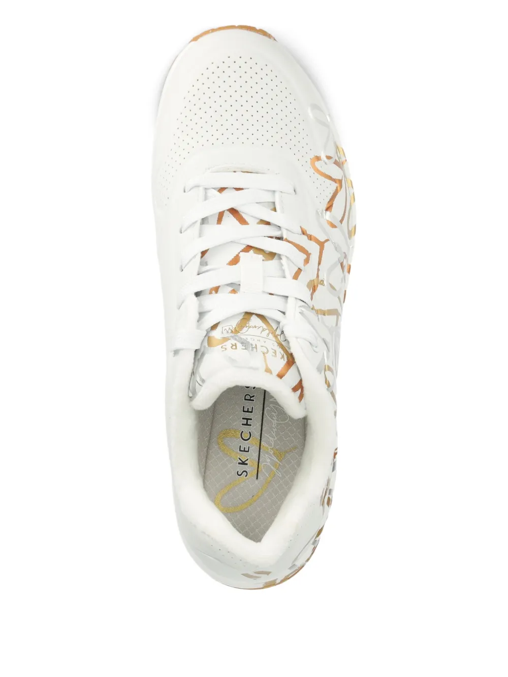 Skechers x JGoldcrown Uno Loving Love heart-print sneakers Wit