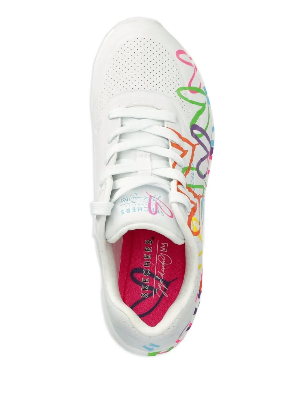 Skechers x JGoldcrown UNO Highlight Love sneakers Wit