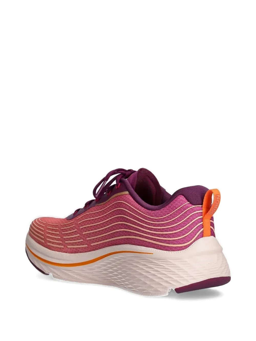 Skechers wave-pattern lace-up sneakers Pink