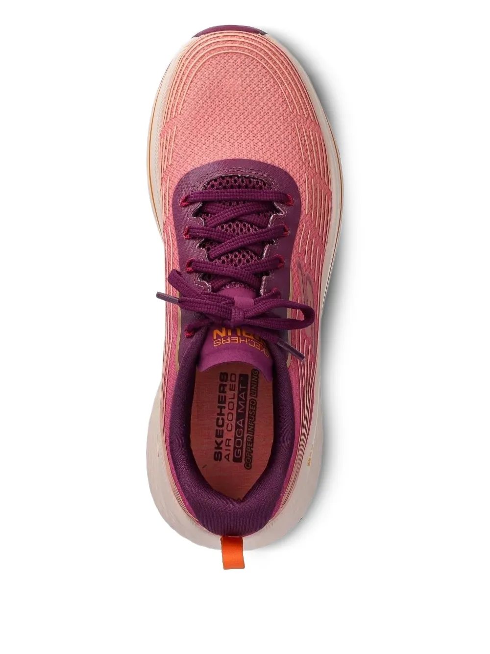 Skechers wave-pattern lace-up sneakers Pink
