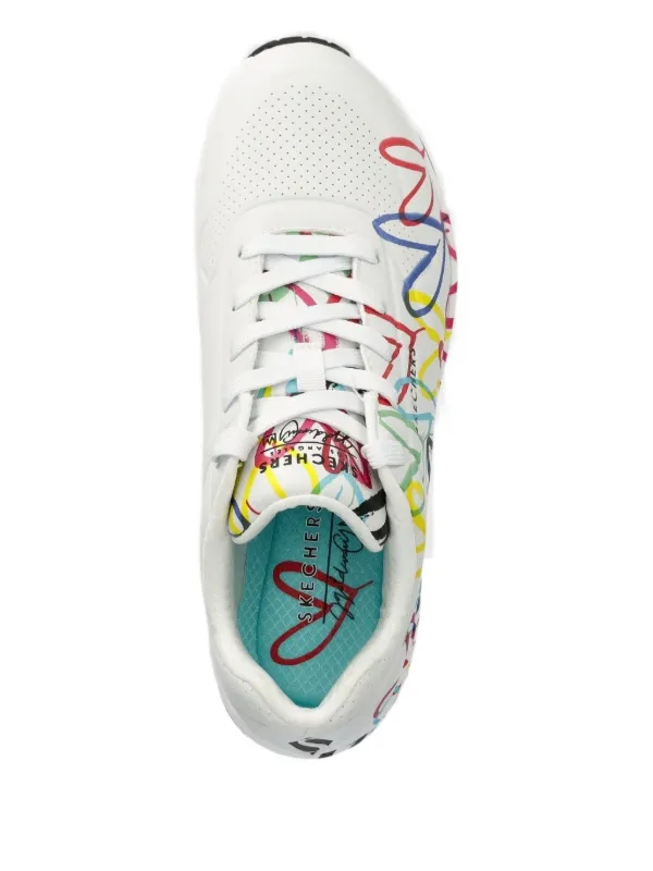 Skechers x James Goldcrown Uno Lite -Spread The Love low-top