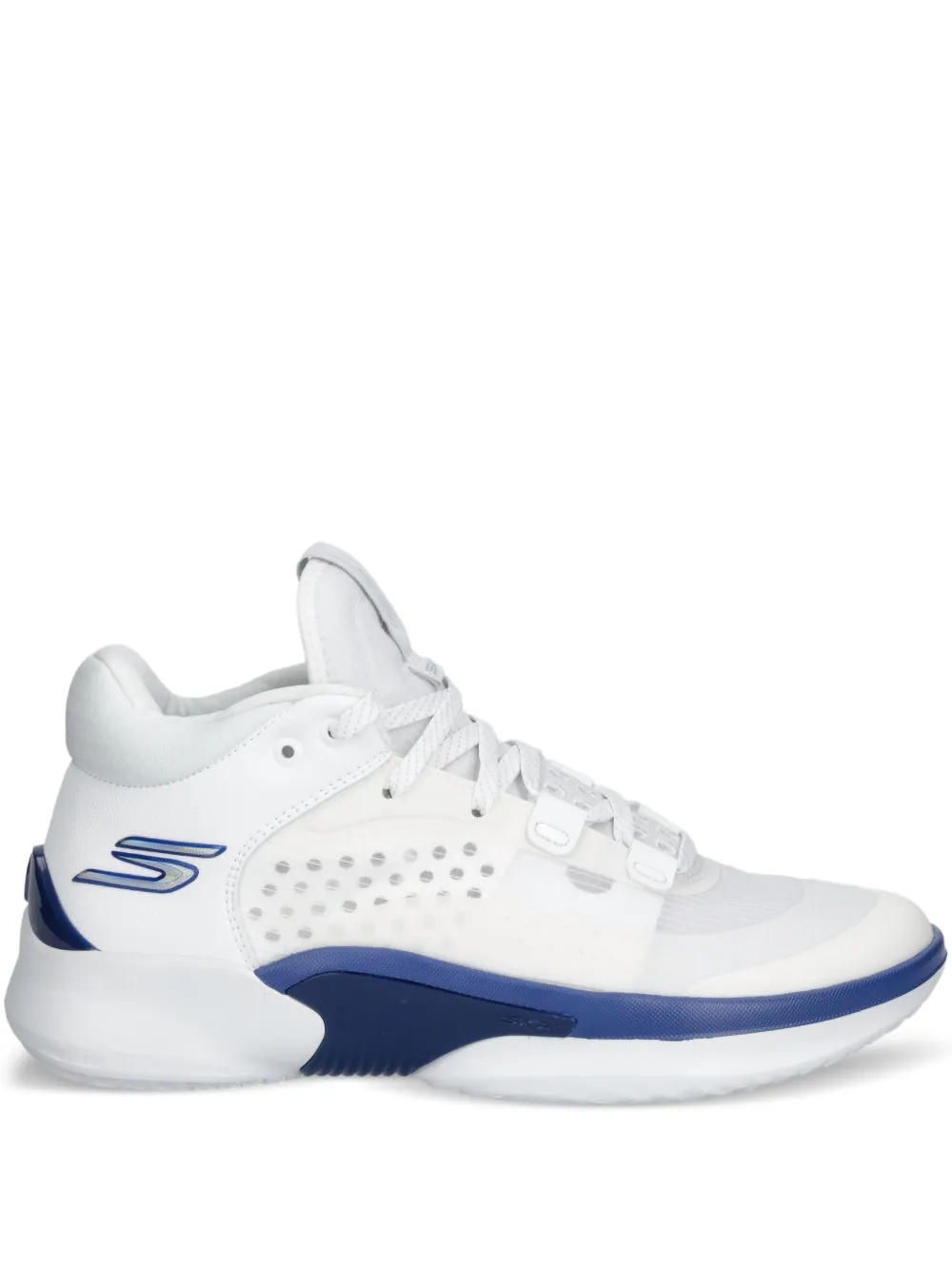 Skechers SKX Resagrip perforated-detail sneakers Wit