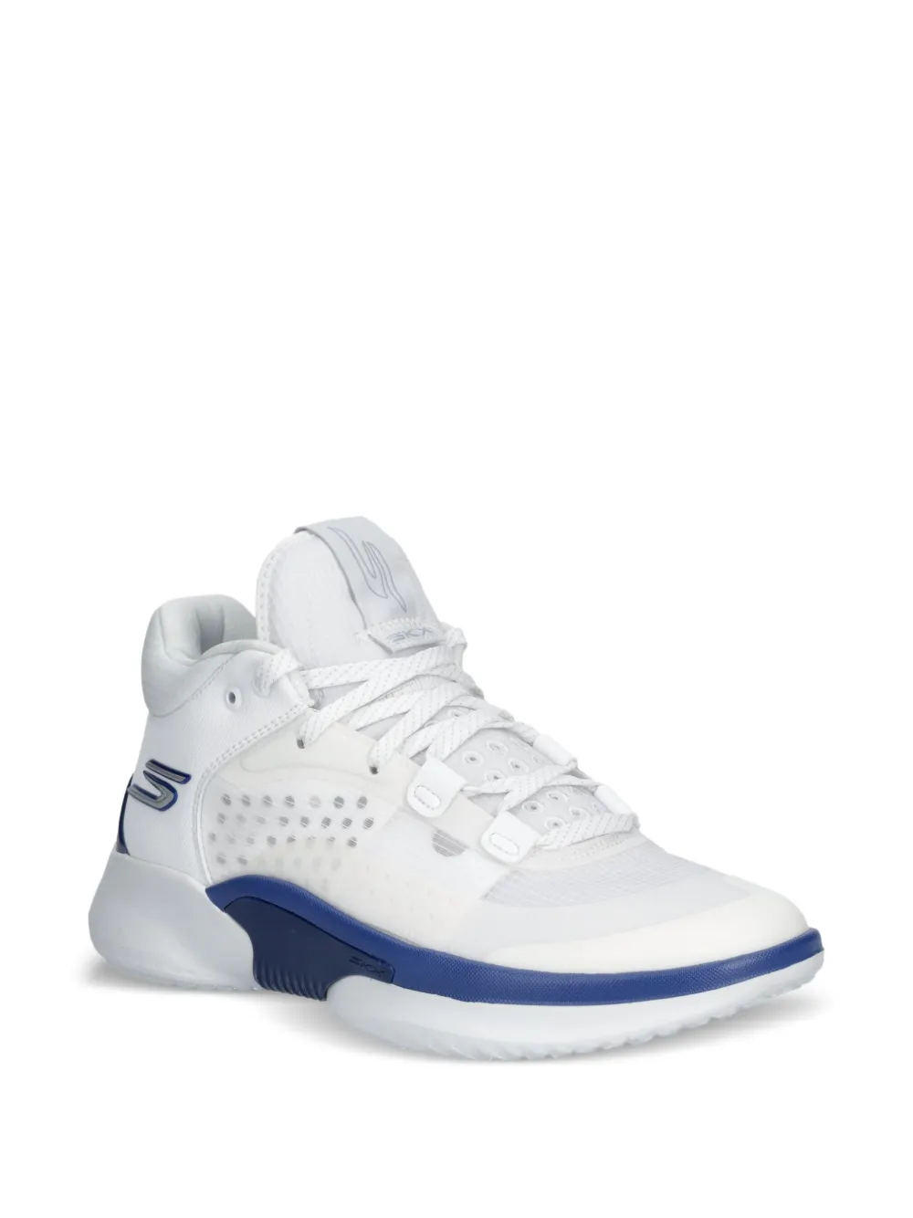 Skechers SKX Resagrip perforated-detail sneakers Wit