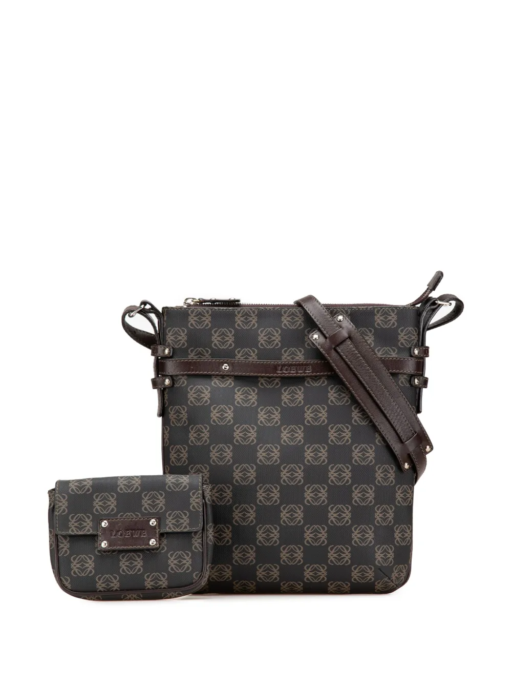2007 Anagram Coated Canvas Crossbody Bag