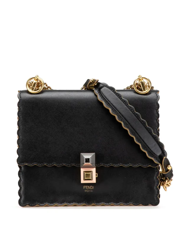 Fendi Pre-Owned 2010-2024 Small Leather Kan I Crossbody Bag