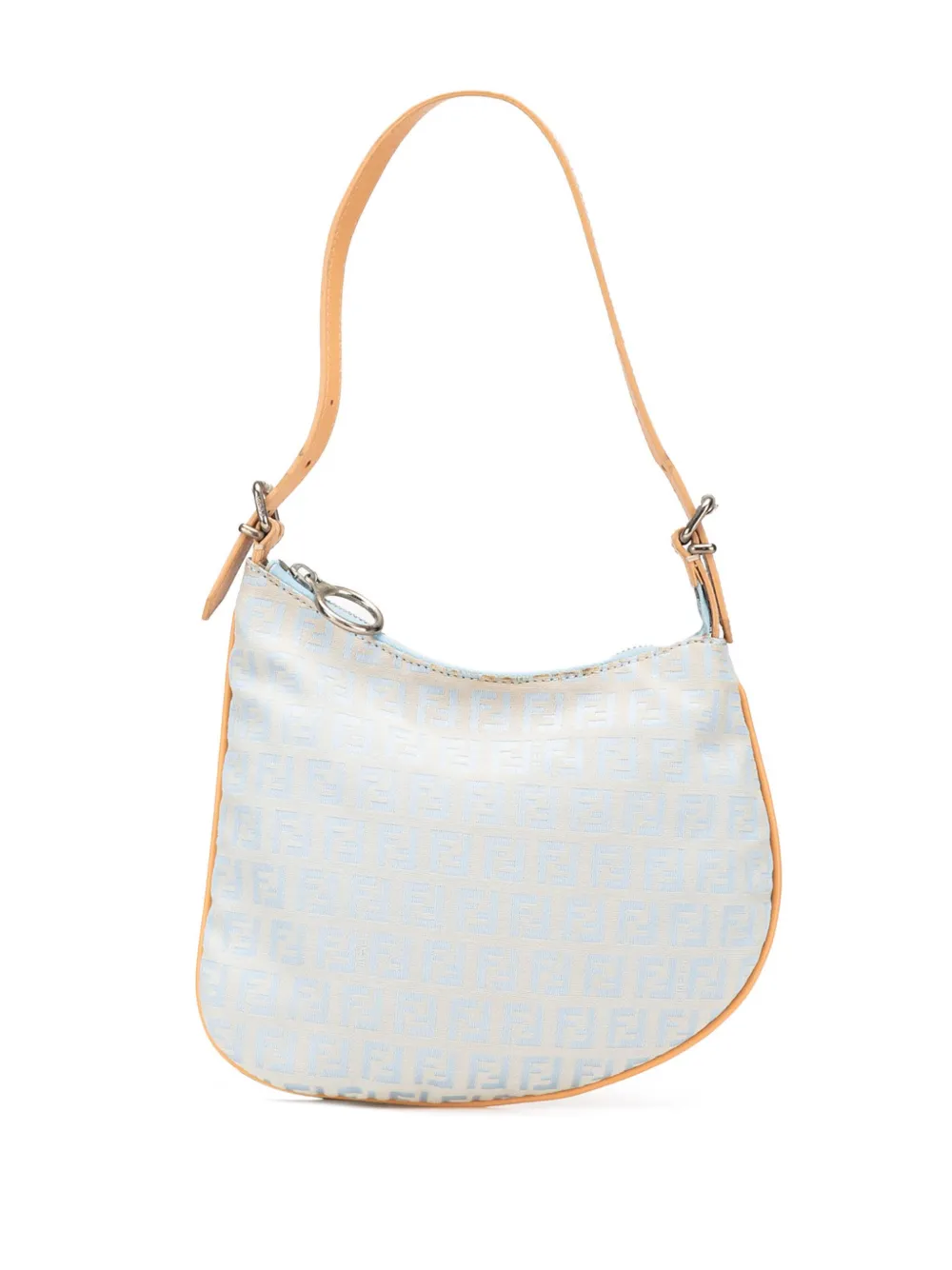 Fendi Pre-Owned 2000-2010 Zucchino Canvas Oyster shoulder bag | Blue | Image 1