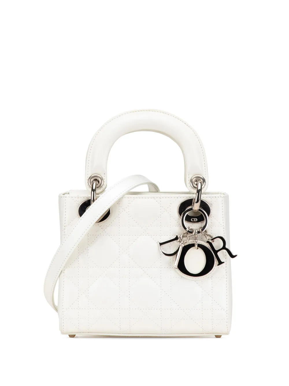 1999 Mini Lambskin Cannage Lady Dior satchel