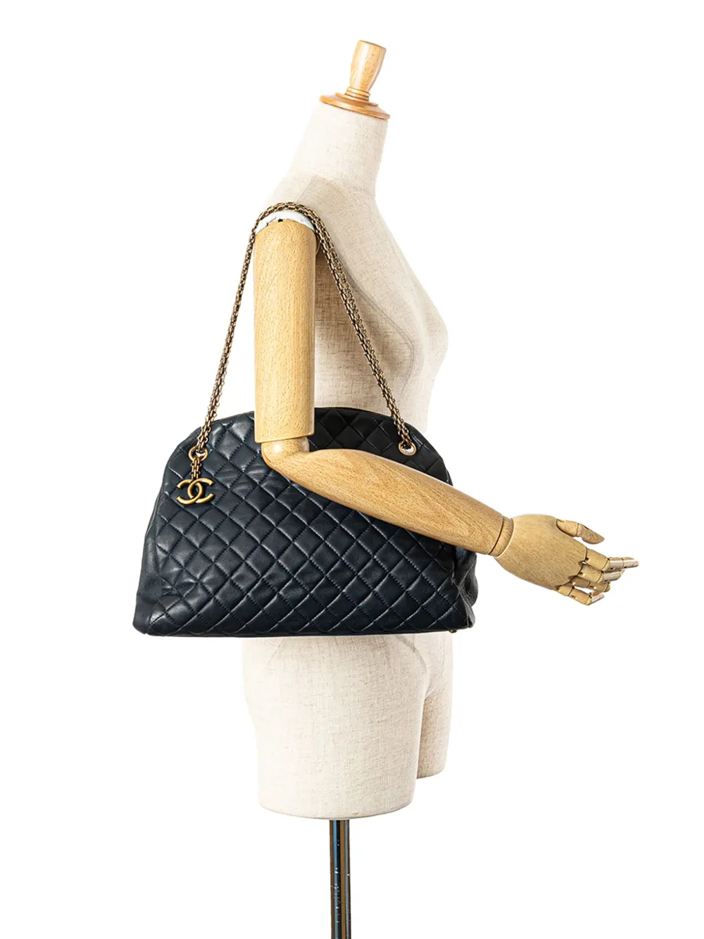 CHANEL Pre-Owned 2010-2011 Large Lambskin Just Mademoiselle Bowler Bag shoulder bag | Pre-Owned | Image 2