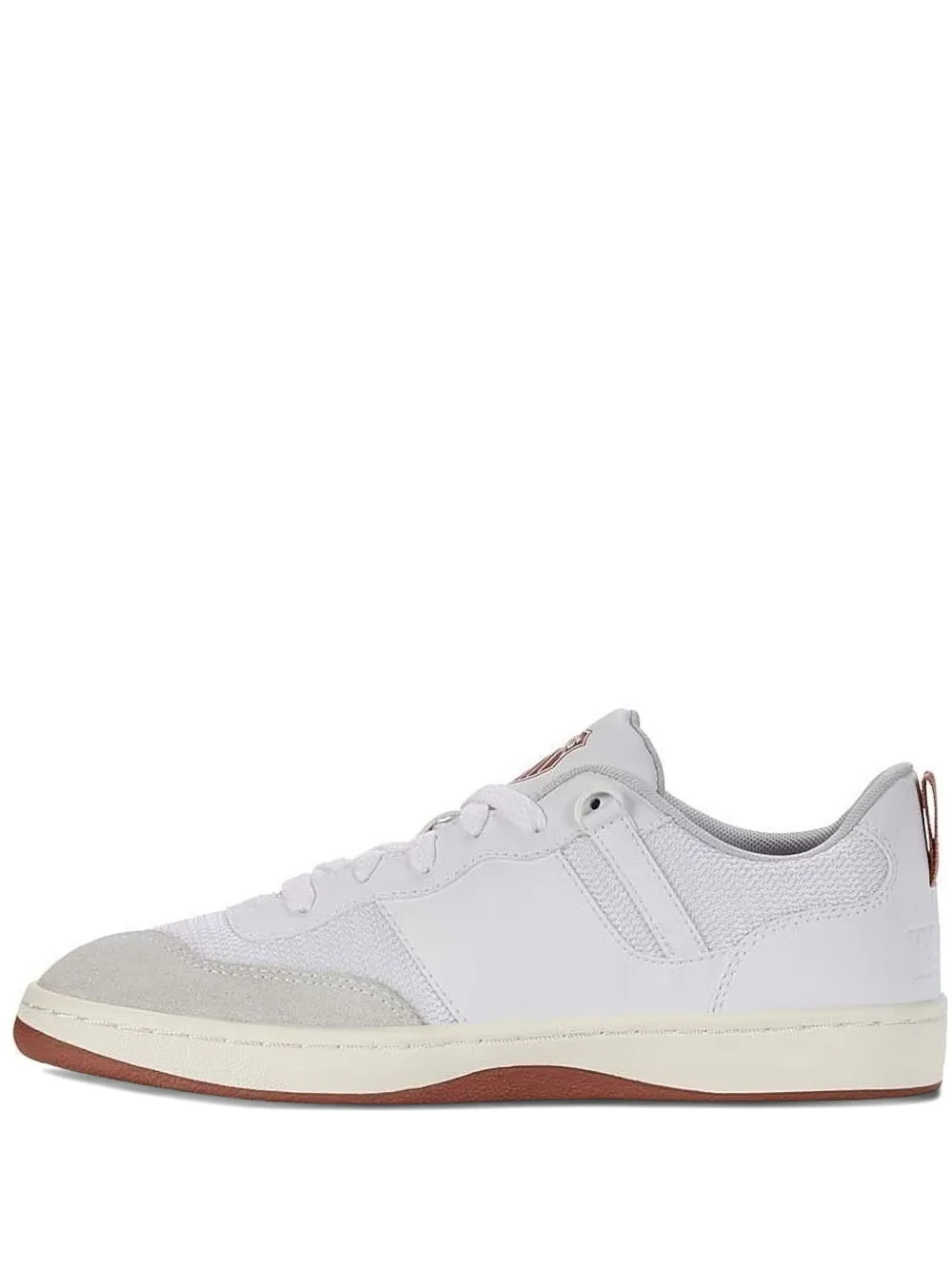K-Swiss mesh-panel leather lace-up sneakers White