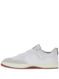 K-Swiss mesh-panel leather lace-up sneakers - White