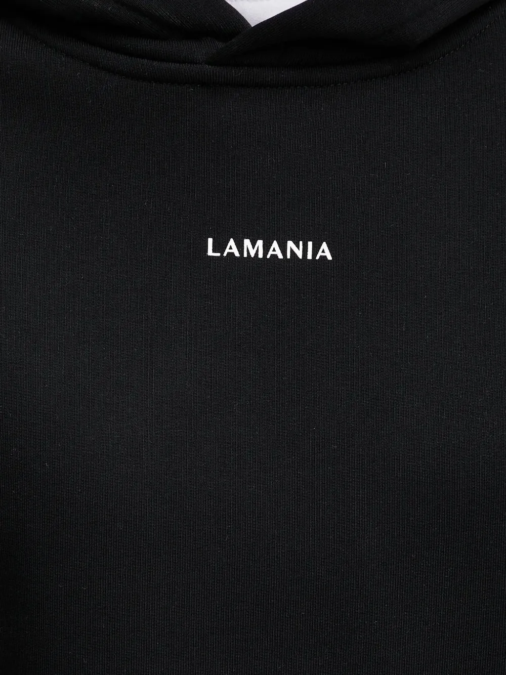 La Mania Hoodie met geborduurd logo Zwart
