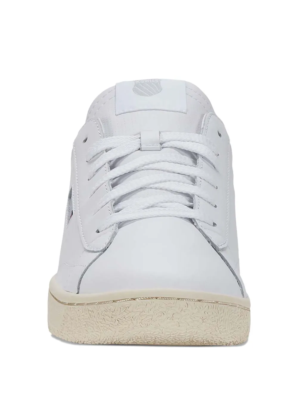 K-Swiss leather court-style sneakers White