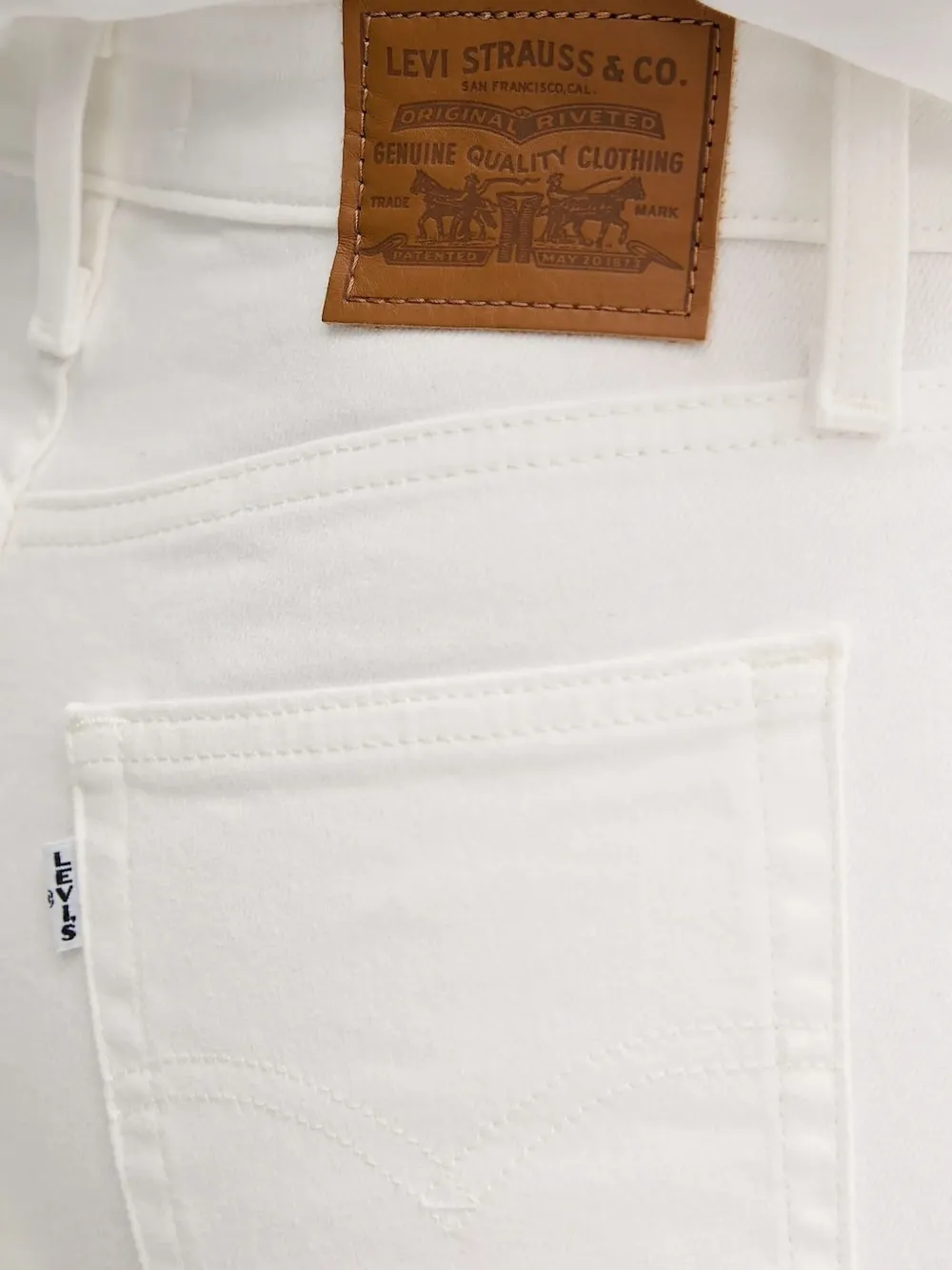 Levi's 721 high-waist jeans Wit