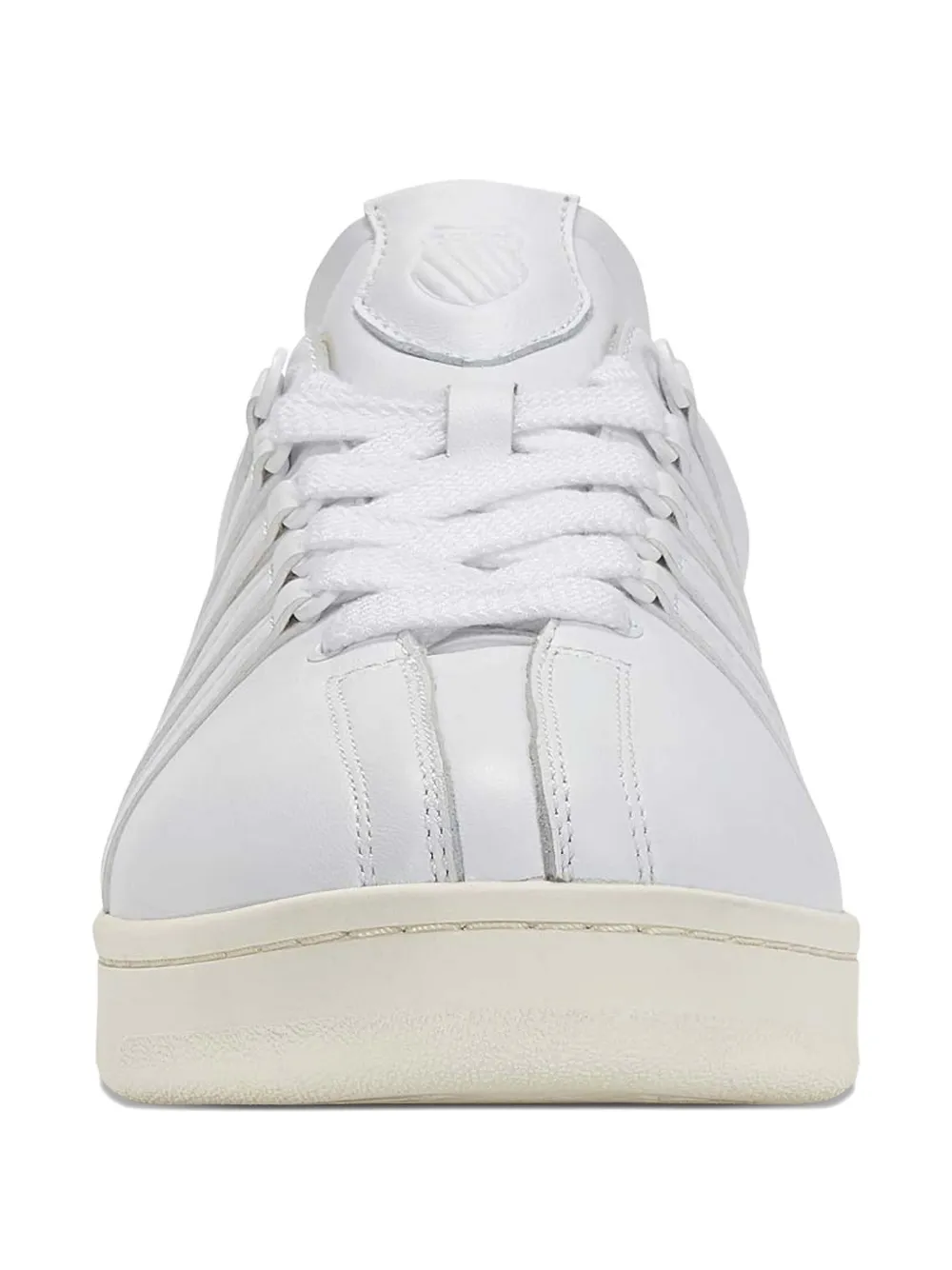 K-Swiss five-stripe leather sneakers White