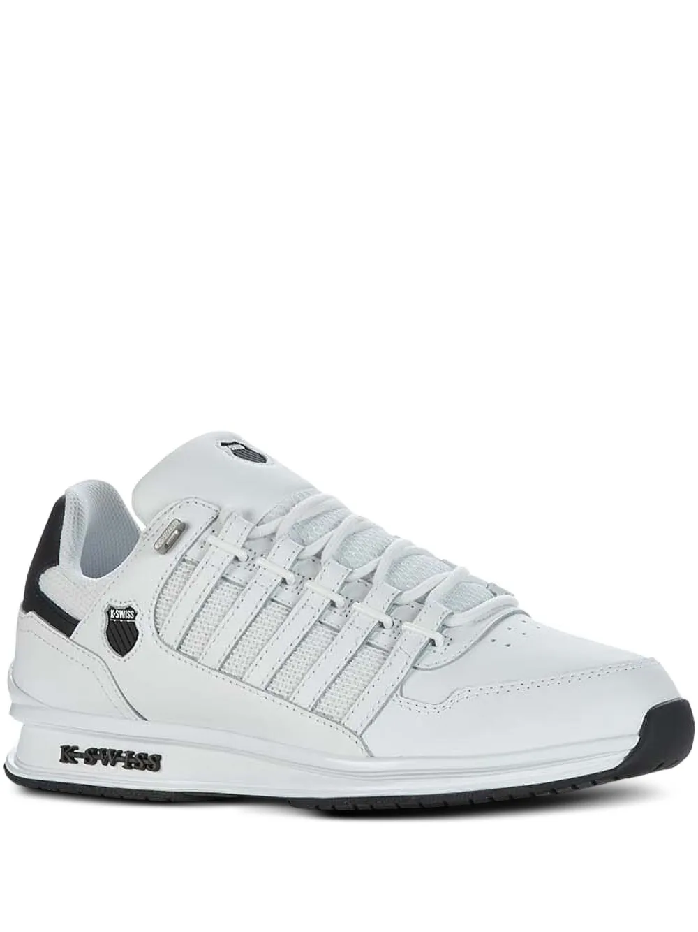 K-Swiss leather lace-up trainers White