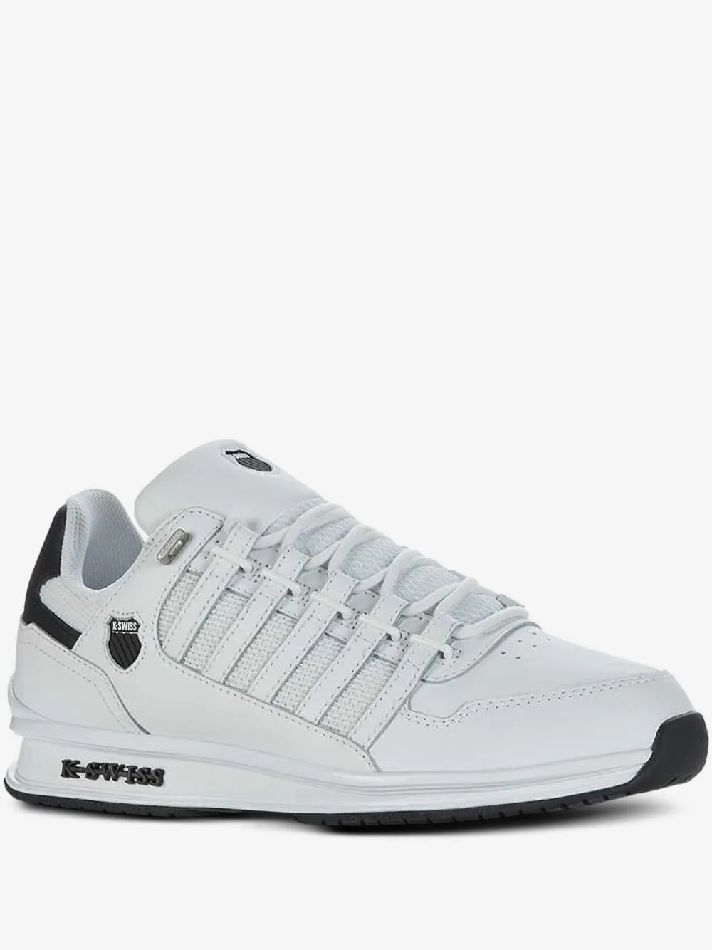 K-Swiss leather lace-up trainers | White | Image 1