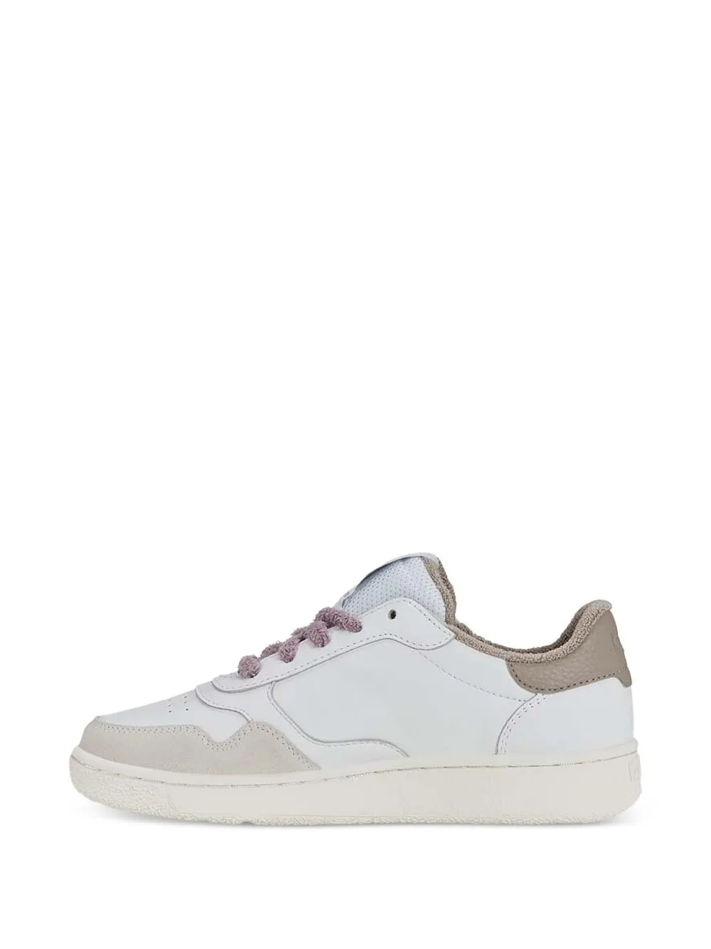 K-Swiss lace-up suede-panelled sneakers White