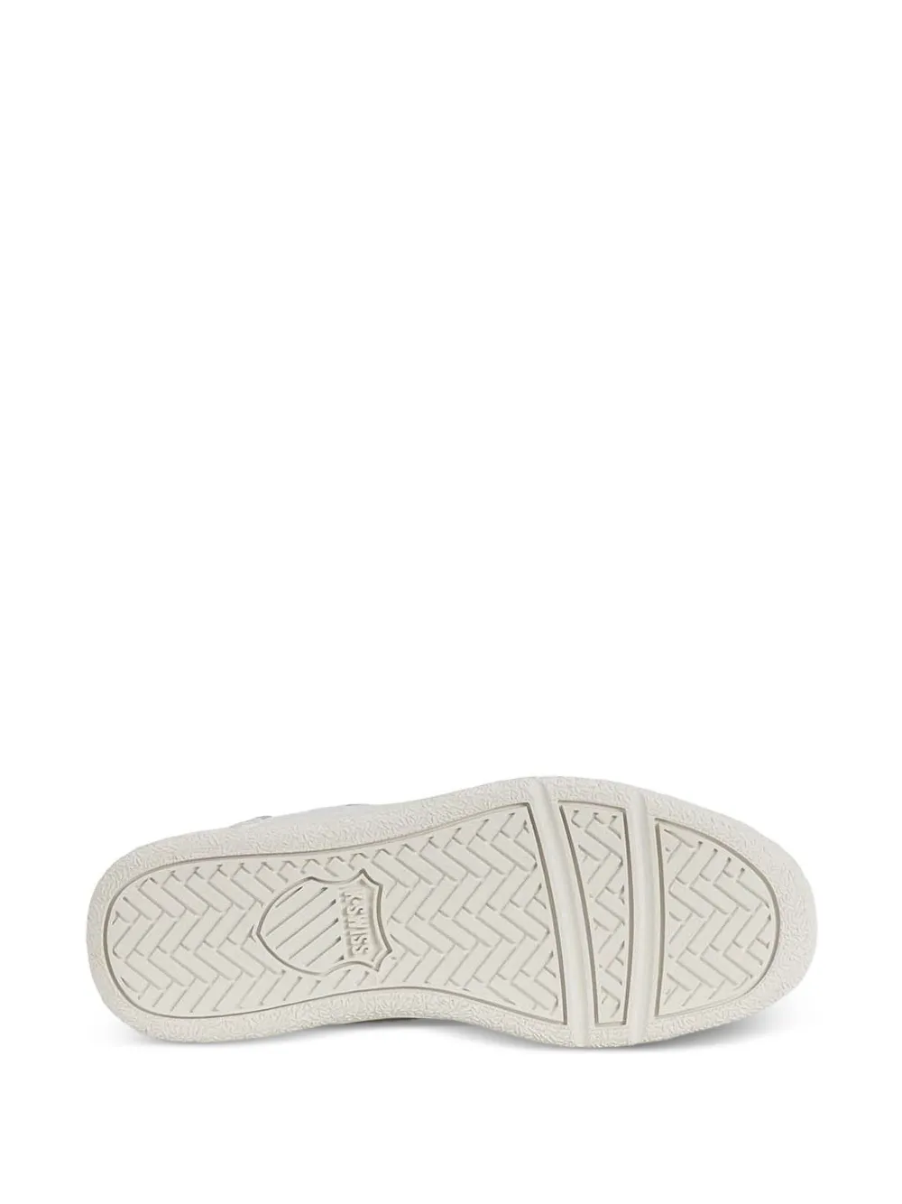 K-Swiss lace-up suede-panelled sneakers White