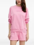 La Mania logo-embroidered sweatshirt - Pink