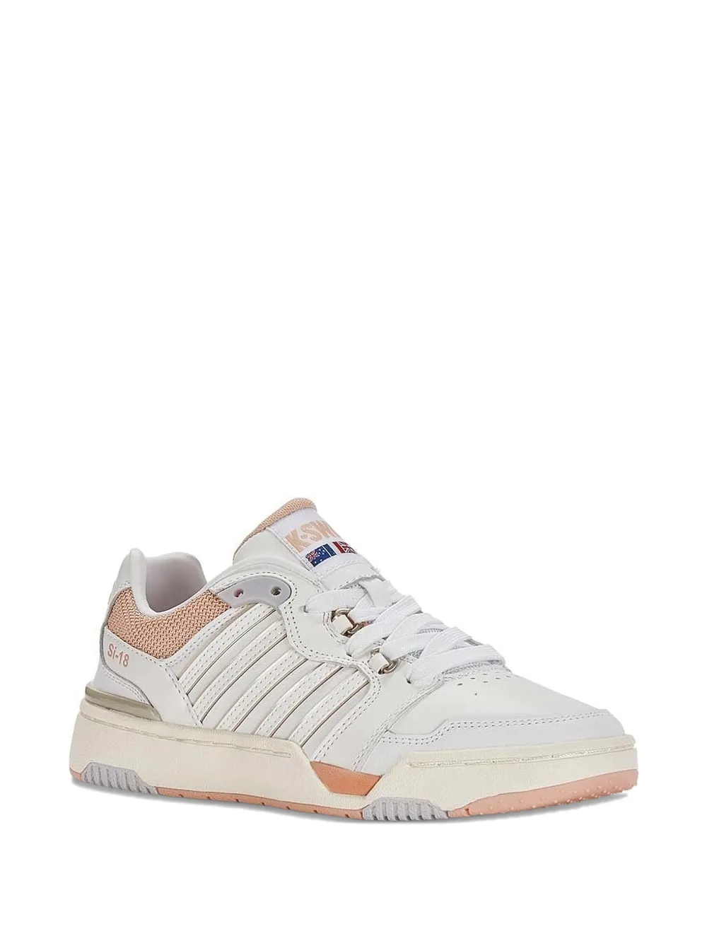 K-Swiss striped panel sneakers White