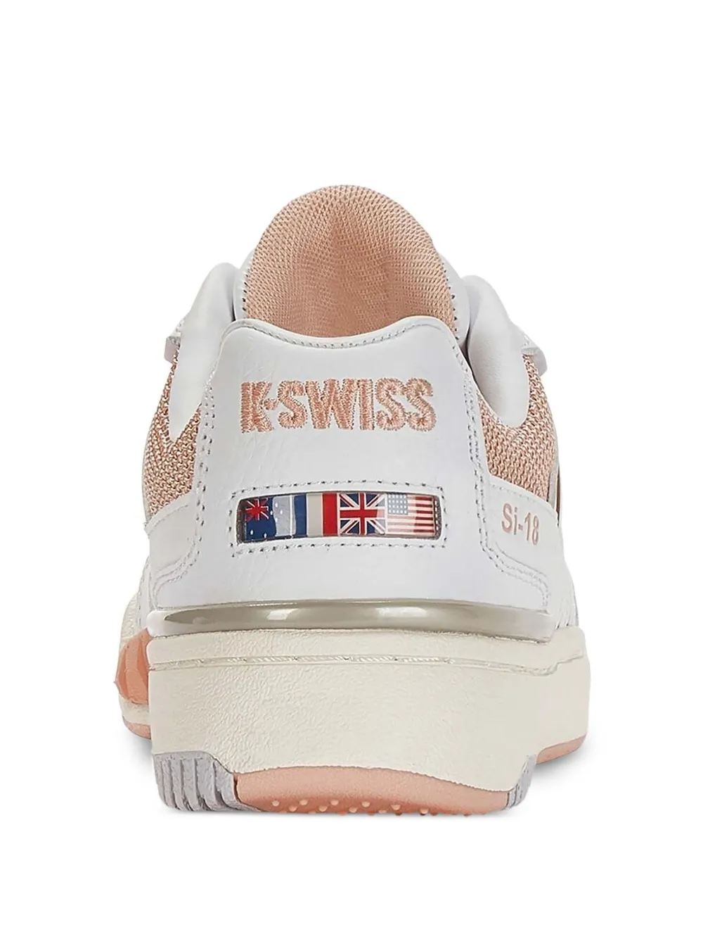 K-Swiss striped panel sneakers White