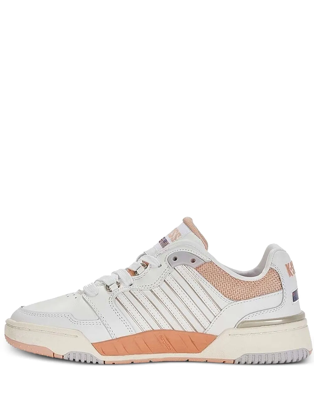 K-Swiss striped panel sneakers White