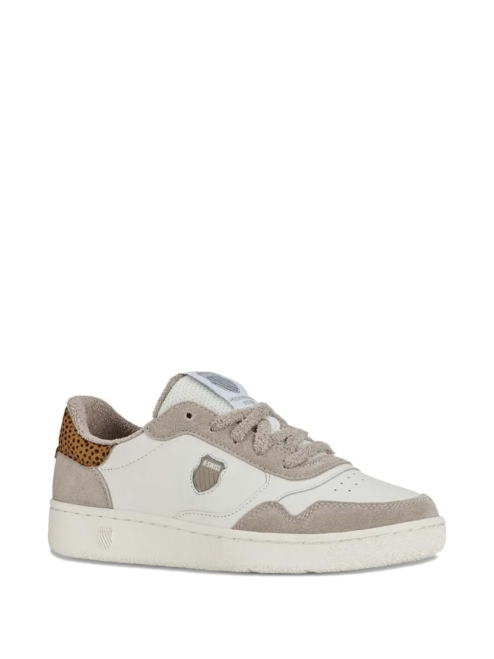 K-Swiss suede-panelled leopard-print sneakers | Low-Tops | Image 2