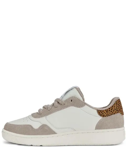 K-Swiss suede-panelled leopard-print sneakers